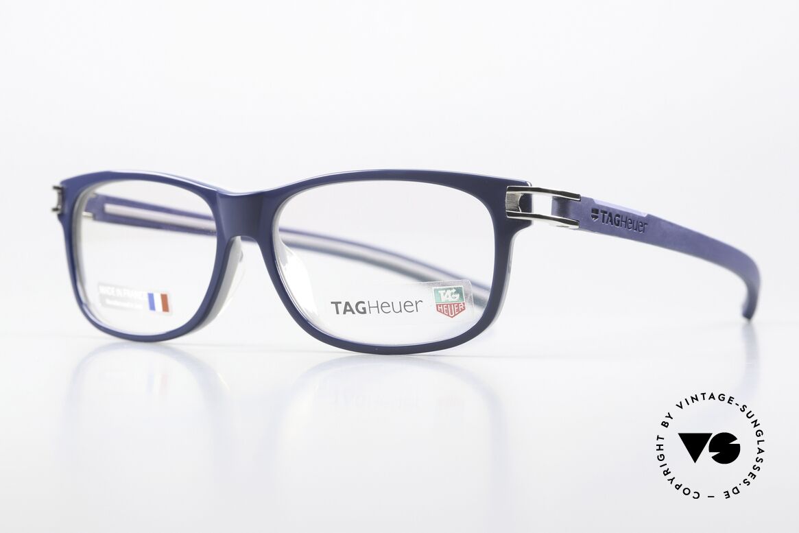 Tag Heuer 7606 Track Men's Frame Made In France, col. 003 = dark blue with platinum-plated hinges, Made for Men