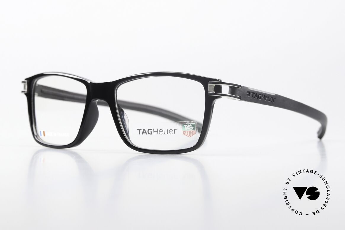 Tag Heuer 7603 Track Sporty Men's Frame 2010, col.010: black frame with palladium-plated hinges, Made for Men