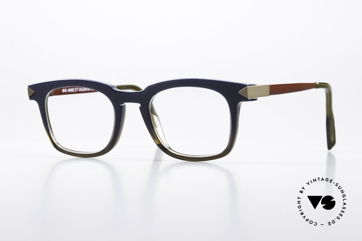 Anne Et Valentin Modern Time Acetate Frame Dark Colors, Anne & Valentin frame, MODERN TIME M1405, Made for Men and Women