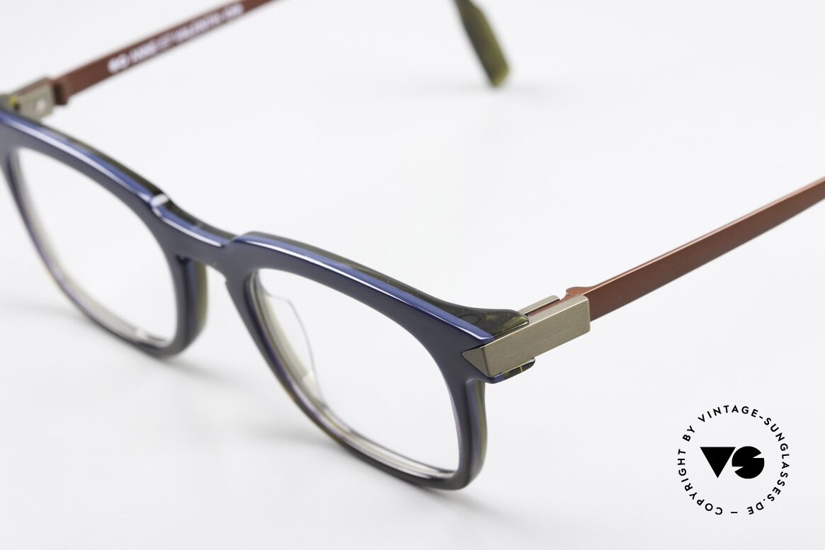Anne Et Valentin Modern Time Acetate Frame Dark Colors, colors LOOK much BRIGHTER in the PHOTOS!, Made for Men and Women