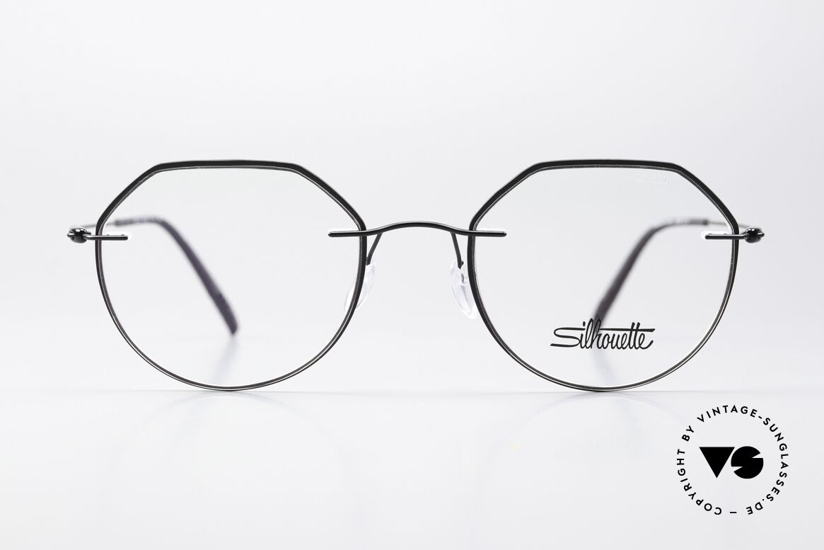 Silhouette 5500 Black Rimless Titan Frame, Silhouette 5500 GZ 9240 eyeglasses, size 50-21, 150, Made for Men and Women