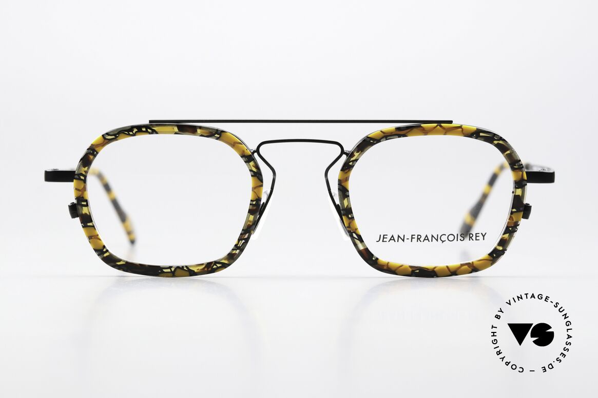 JF Rey Anton Interesting Frame Pattern, J.F. Rey glasses, model Anton, col. 0050, size 45/24, Made for Men