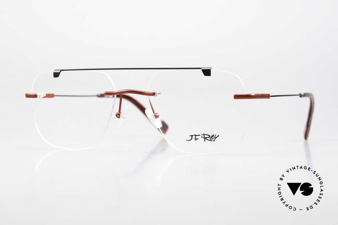 JF Rey JF2852 Striking Rimless Frame, J.F. Rey glasses, model 2852, color 0030, size 54/19, Made for Men and Women