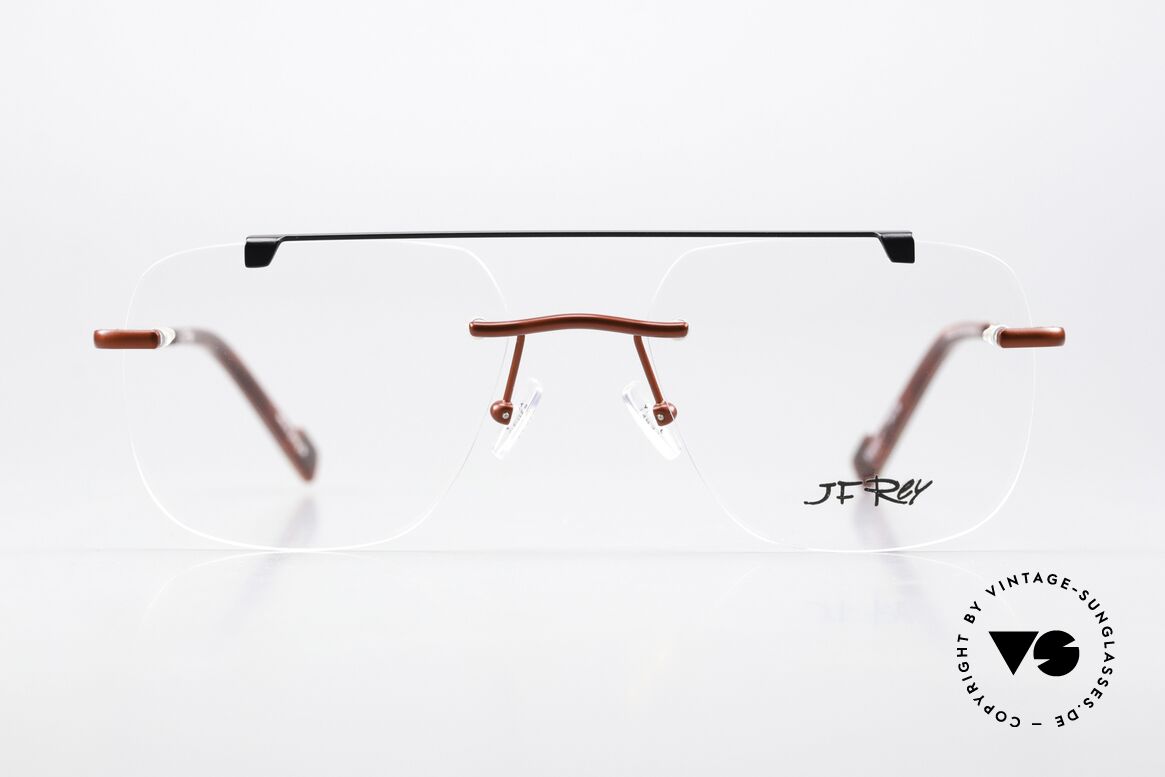 JF Rey JF2852 Striking Rimless Frame, eyewear fashion; which embodies a very unique style, Made for Men and Women