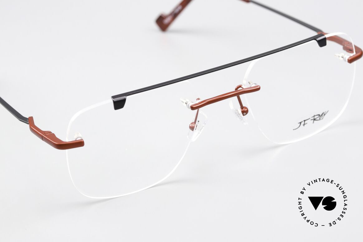 JF Rey JF2852 Striking Rimless Frame, here a 2018's unisex model with interesting coloring, Made for Men and Women