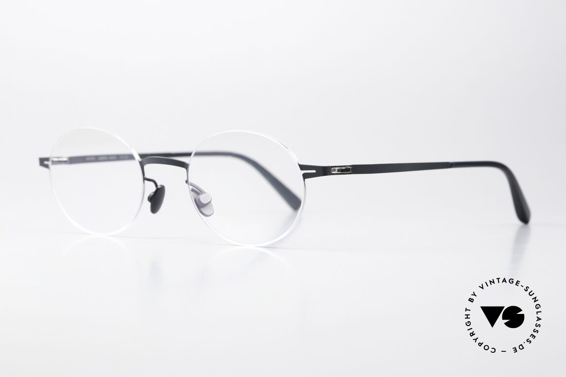 Mykita Naoko Oval Frame Ladies & Gents, col. 271 = indigo / silver (suitable for ladies & gents), Made for Men and Women