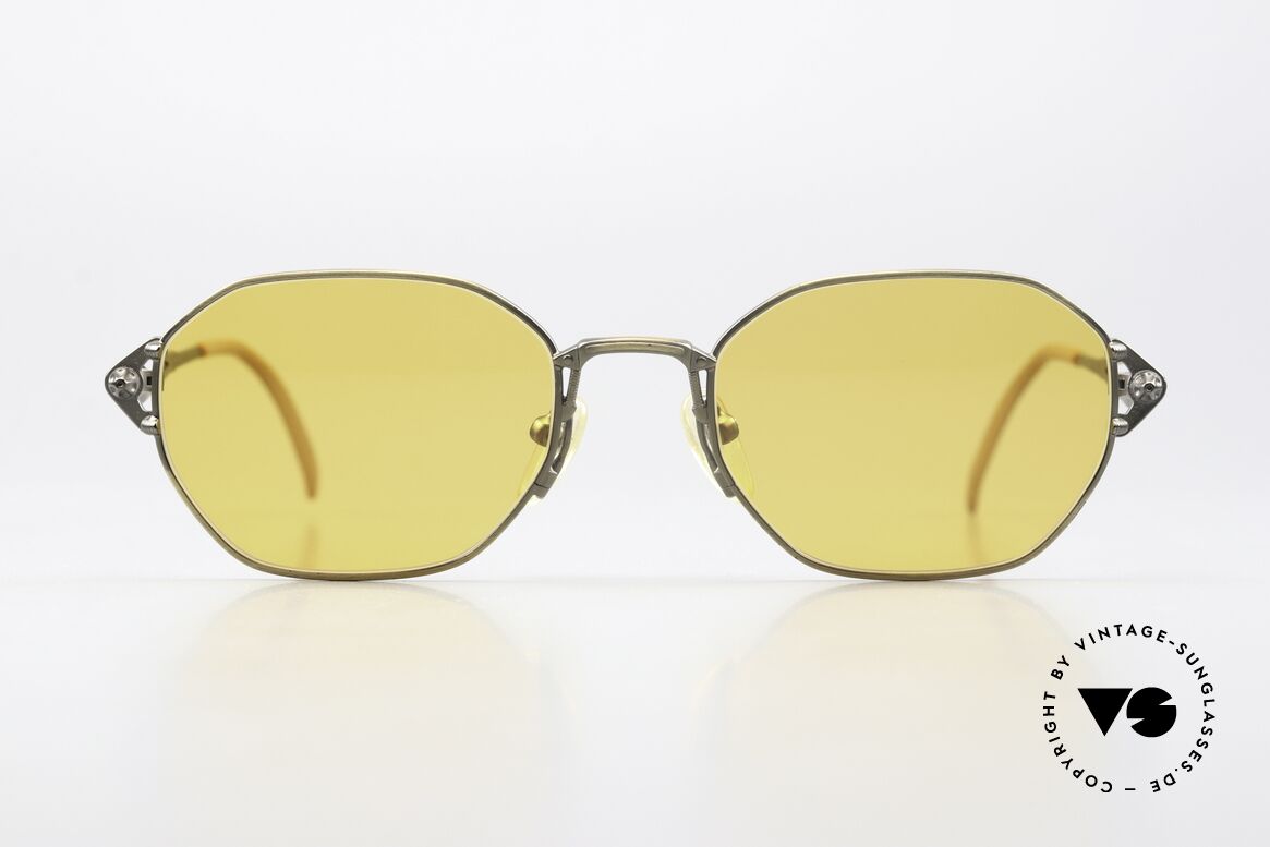 Jean Paul Gaultier 55-6106 Made in Japan 90's Original, solid metal frame with many fancy details (check pics), Made for Men and Women