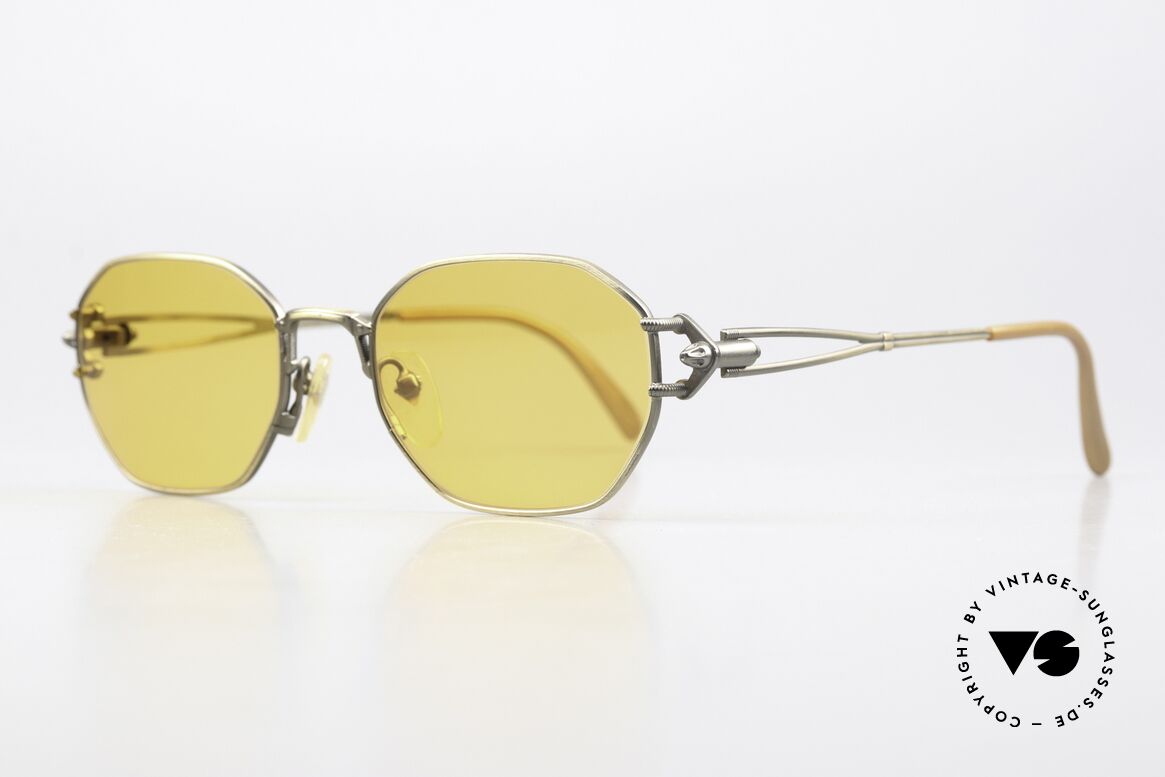 Jean Paul Gaultier 55-6106 Made in Japan 90's Original, 'mechanical design' = distinctive GAULTIER collection, Made for Men and Women