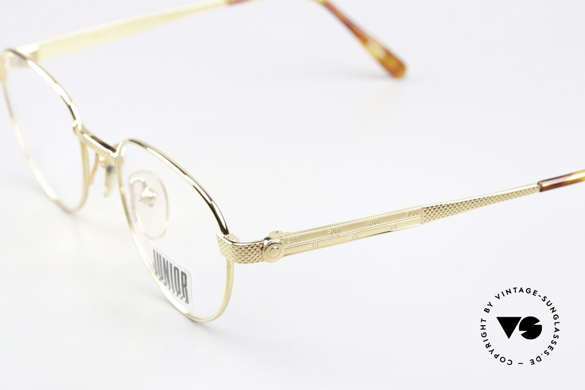 Jean Paul Gaultier 57-3177 Panto Frame Gold Plated, unworn, NOS (like all our old designer eyeglasses), Made for Men and Women