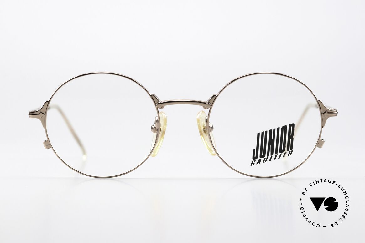 Jean Paul Gaultier 57-2175 True Vintage Frame 1996, unique glossy frame finish (in bronze metallic), Made for Men and Women