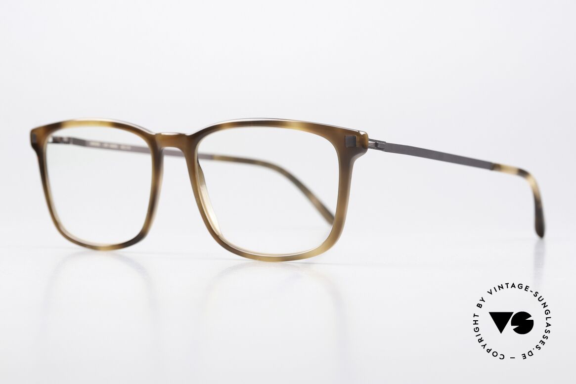 Mykita Kauko Made in Germany Eyewear, acetate frame front with characteristic Mykita temples, Made for Men and Women