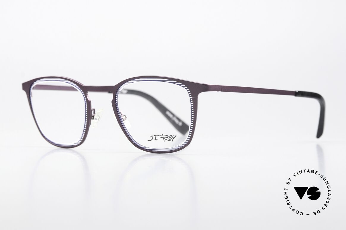 JF Rey JF2709 Frame In Purple Metallic, J.F. Rey represents vibrant colors and shapes as well, Made for Women