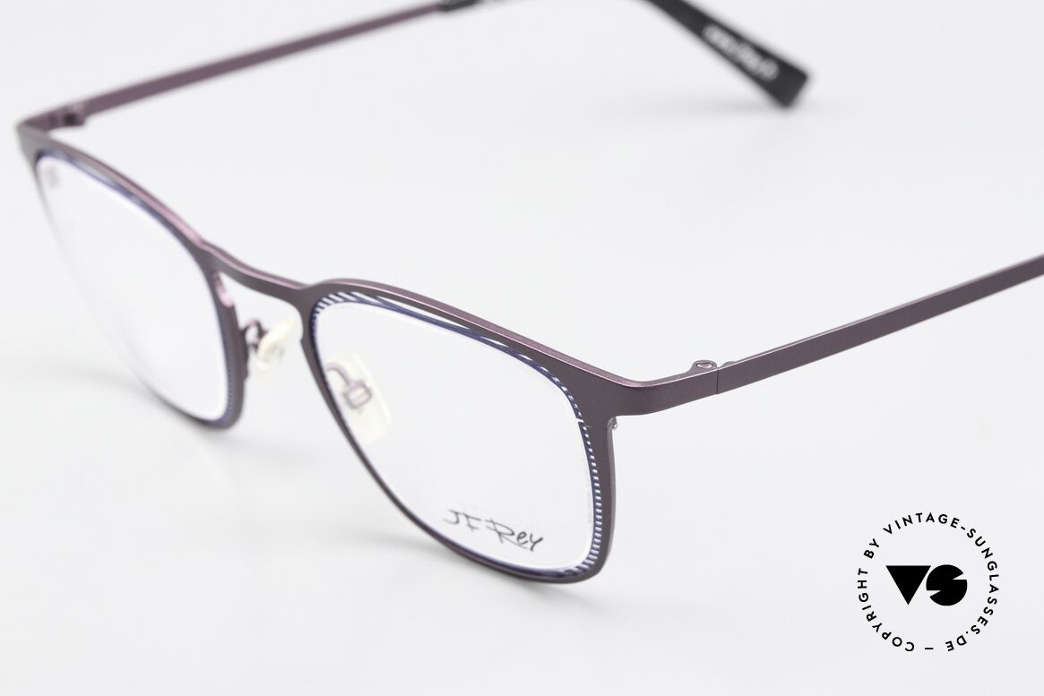 JF Rey JF2709 Frame In Purple Metallic, for minimalist styles and innovative frame materials, Made for Women
