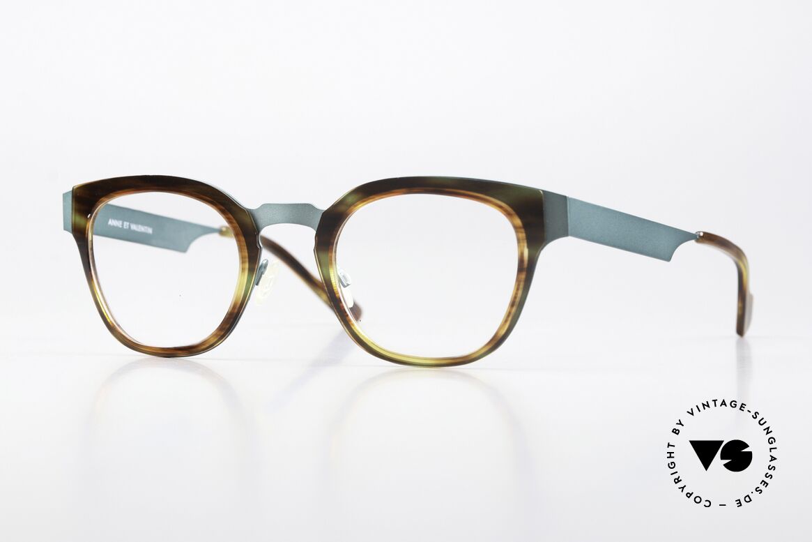 Anne Et Valentin Francesca Petrol Metallic Tortoise, Anne&Valentin glasses, Francesca, U136, 47/24, Made for Women