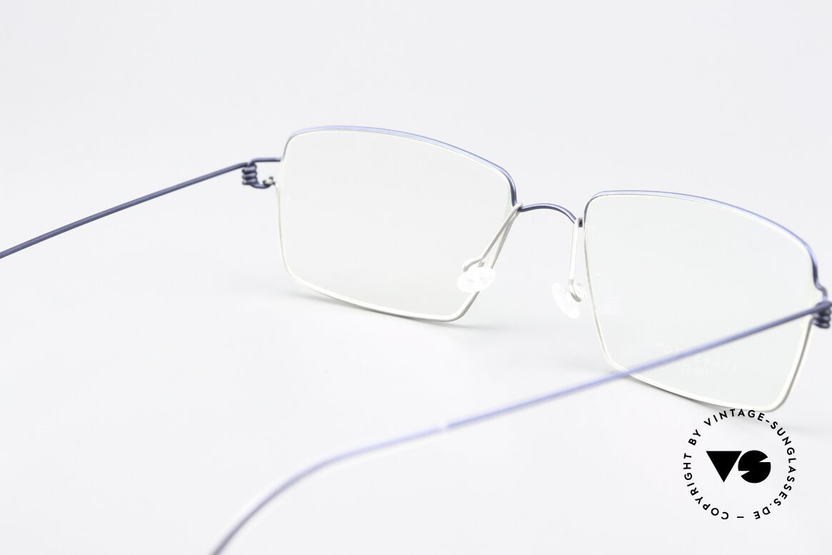 Lindberg Tim Air Titan Rim Dark Blue And Gray Frame, Size: medium, Made for Men
