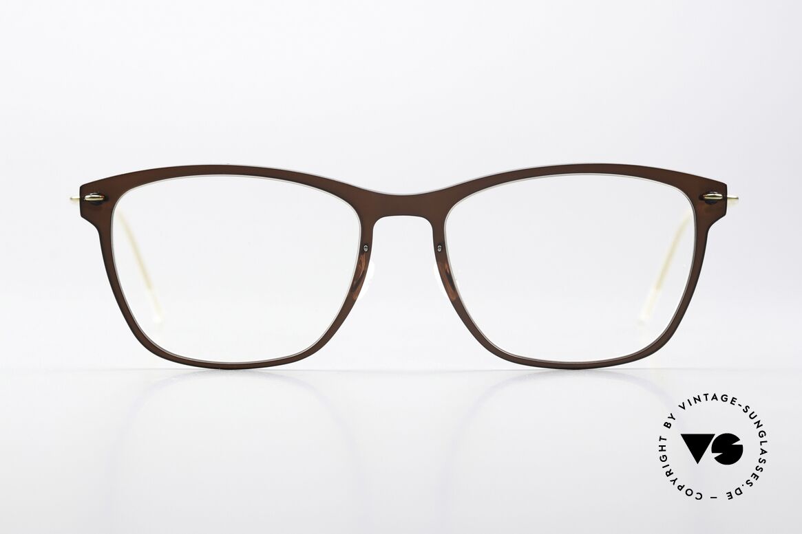 Lindberg 6525 NOW Size 52mm Brown And Gold, ladies mod. 6525, size 50/16 with interesting coloring, Made for Women