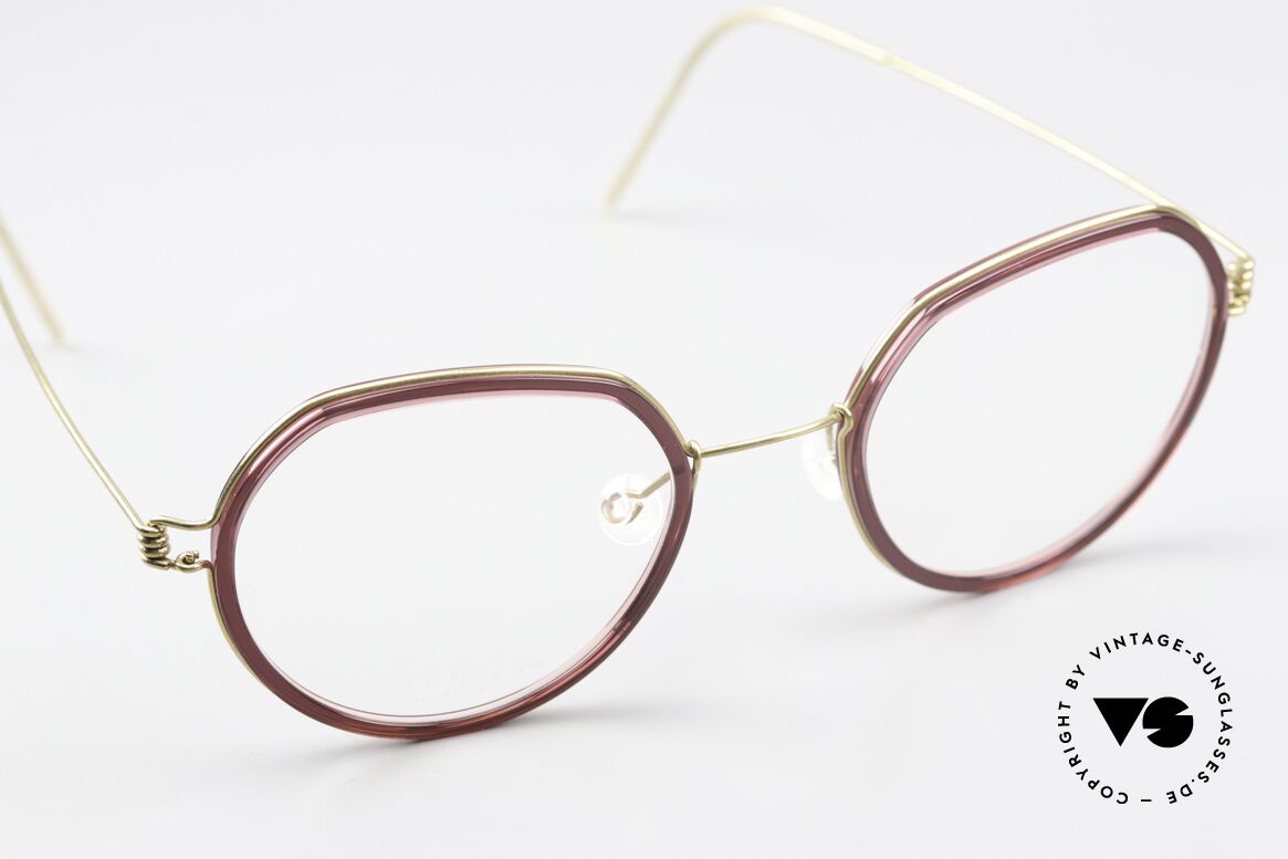 Lindberg Gillian Air Titan Rim Women's Frame Panto Style, Size: medium, Made for Women