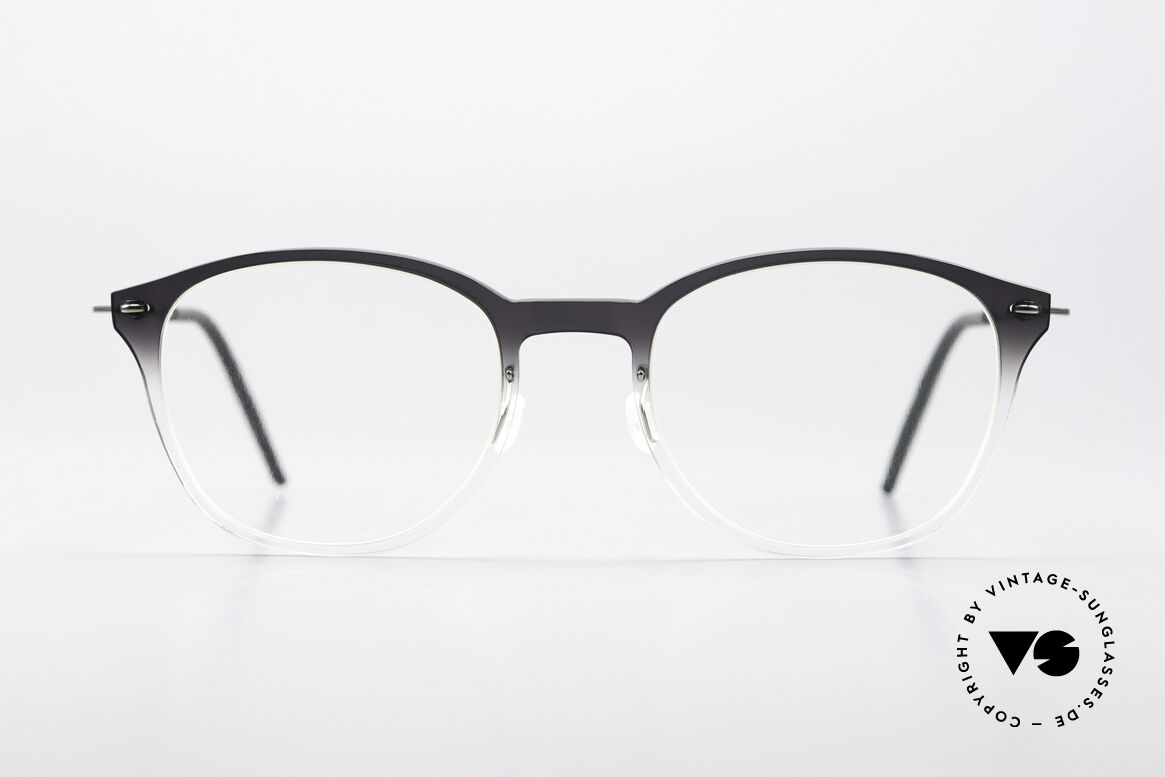 Lindberg 6506 NOW Designer Eyewear Vintage, m. 6506, size 46mm, gray-crystal, for ladies & gents, Made for Men and Women