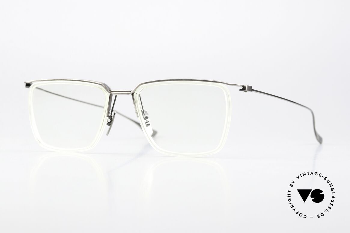DITA Schema One Men's Frame Square Titan, DITA Schema-One, DTX-106-53-03 SLV-CLR; 53/18, Made for Men