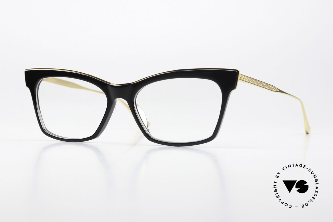 DITA Nemora Square Cateye Design Frame, DITA Nemora, ladies glasses; DTX401-A-01 BLK-GLD, Made for Women