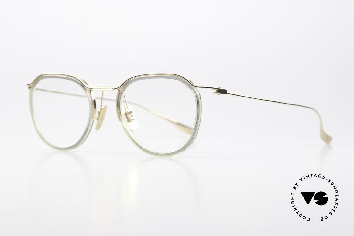 DITA Schema Two Minimalist Panto Eyewear, Titanium frame & acetate lens rim; made in Japan, Made for Men and Women