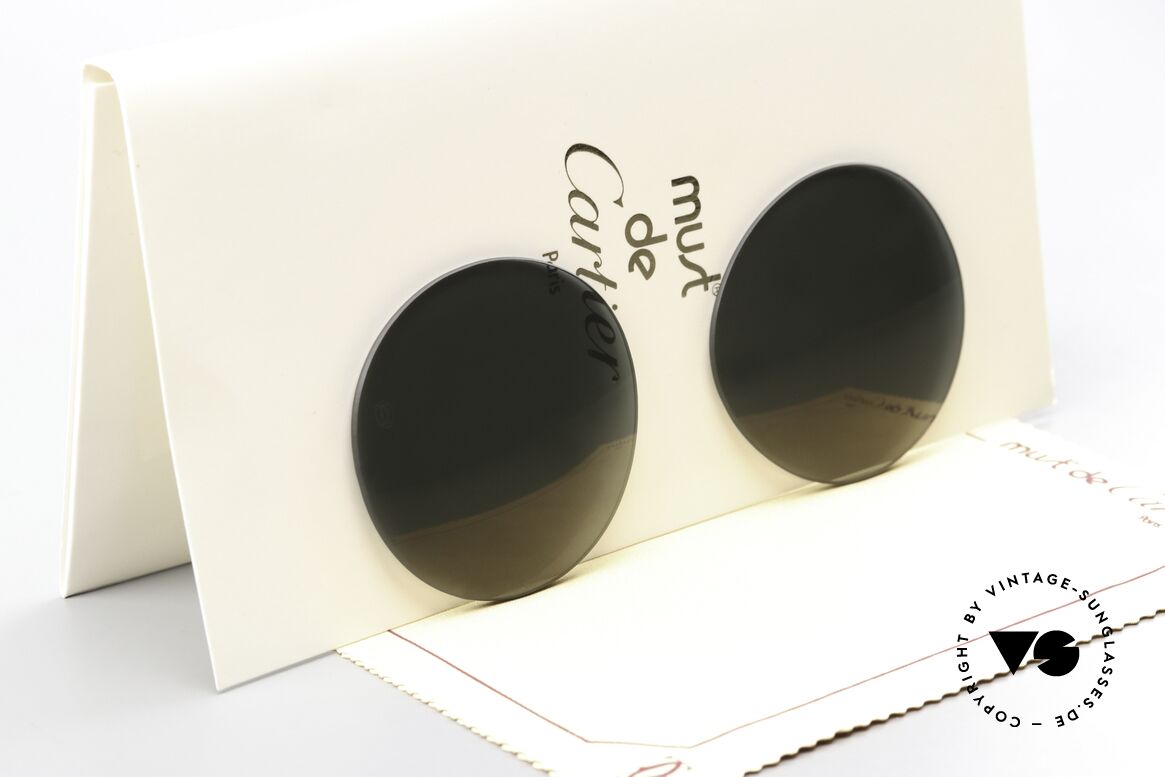 Cartier Cabriolet Lenses Original Lenses 52mm Size, original Cartier sun lenses Cabriolet size 52mm, Made for Men and Women