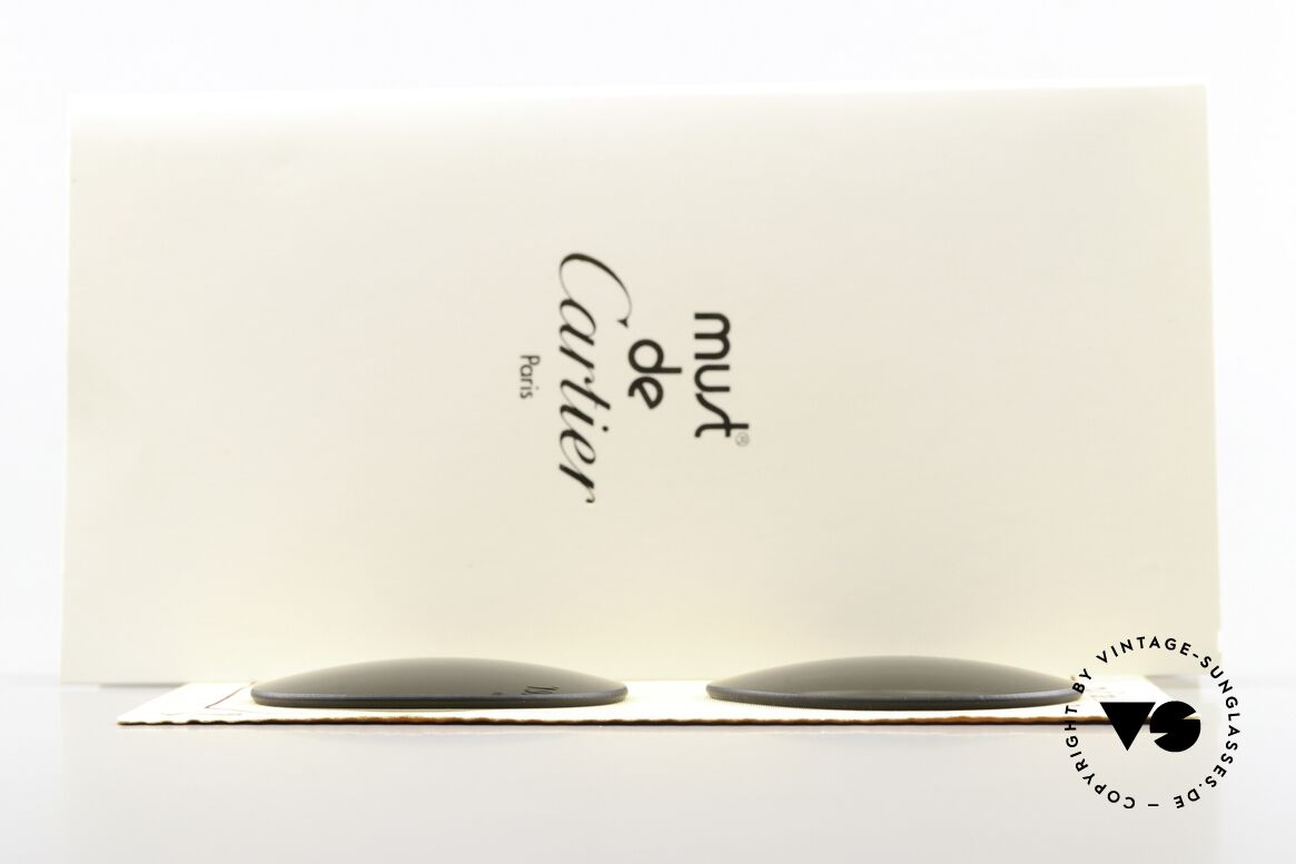 Cartier Cabriolet Lenses Original Lenses 52mm Size, anti-reflective sun lenses for 100% UV protection, Made for Men and Women