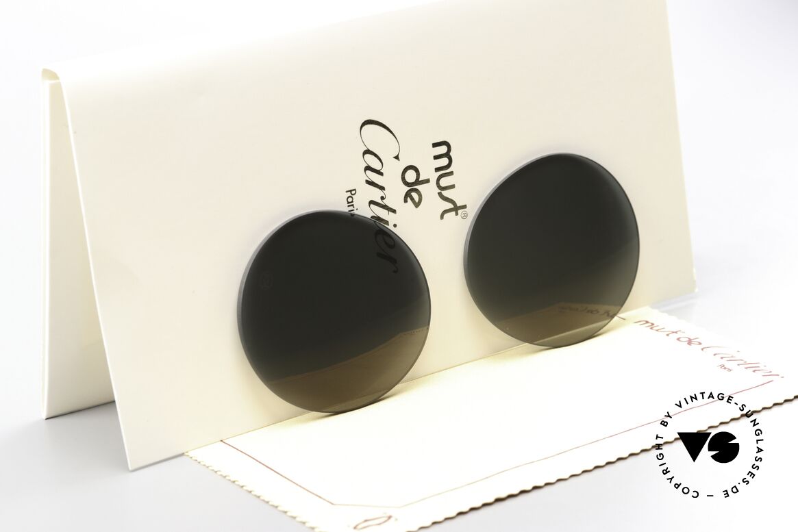 Cartier Diabolo Lenses Original Lenses 53mm Size, original Cartier sun lenses Diabolo size 53mm, Made for Men and Women