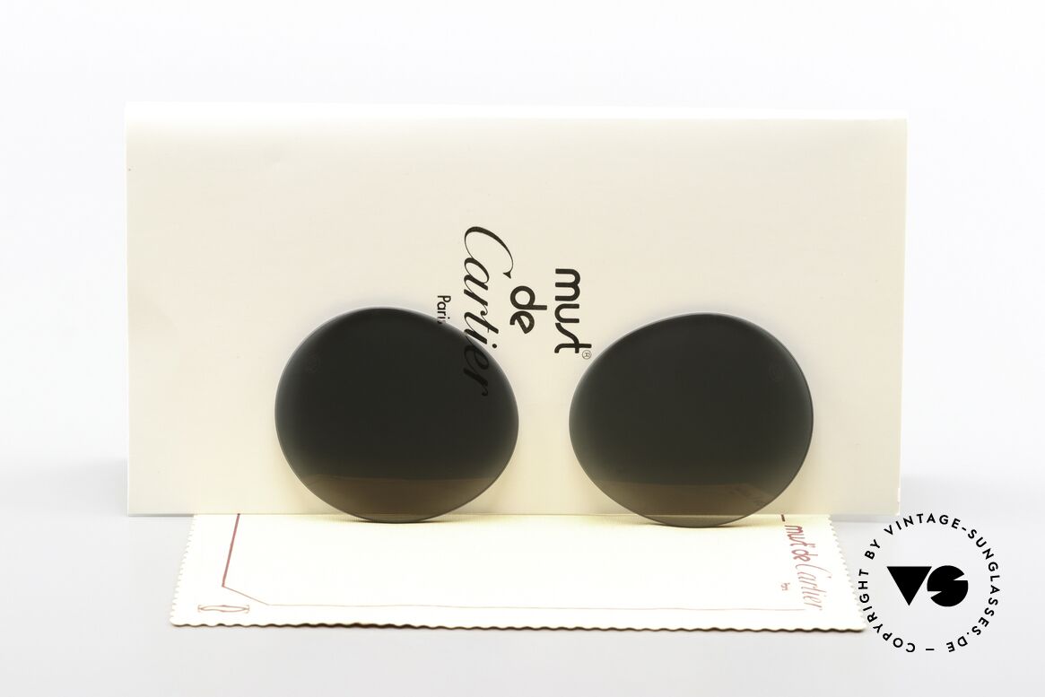 Cartier Diabolo Lenses Original Lenses 53mm Size, model Diabolo was only made in one size (53), Made for Men and Women