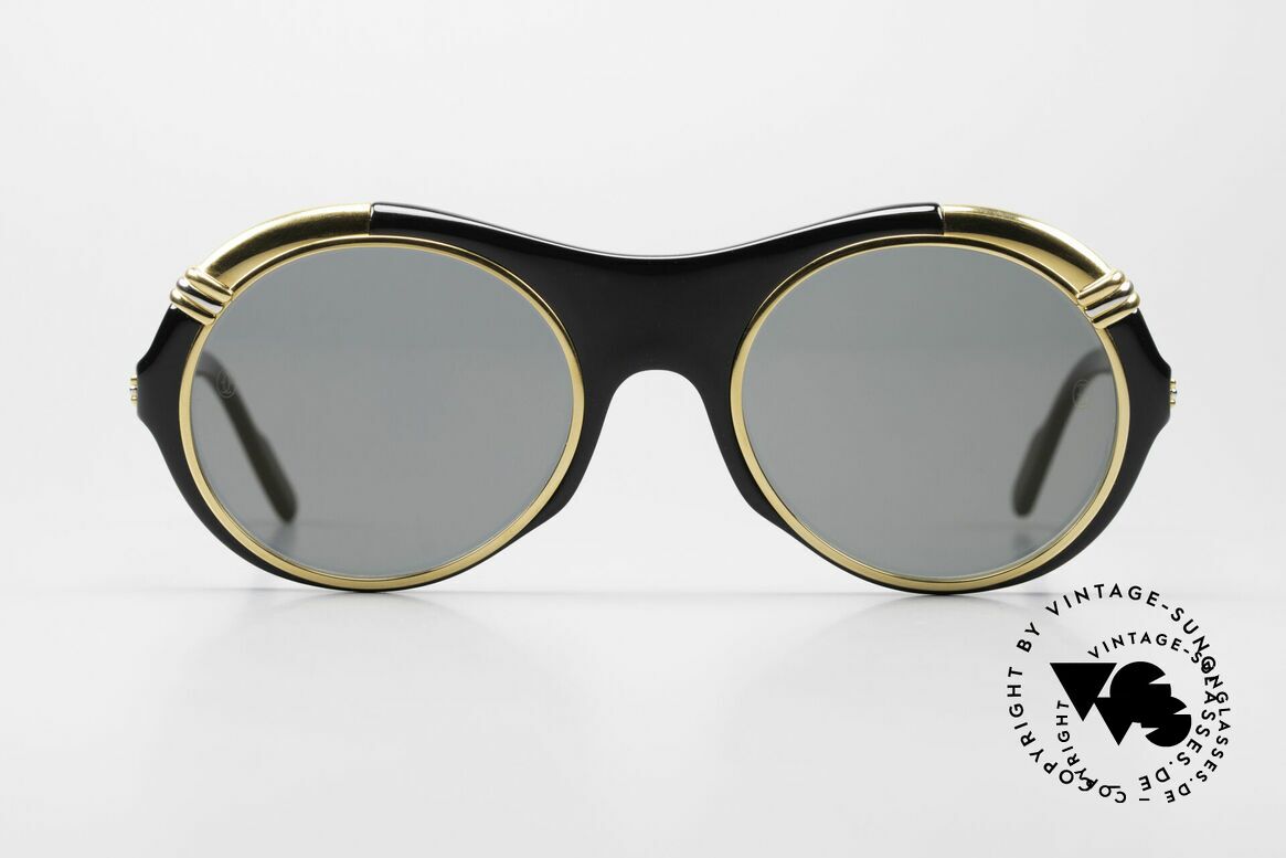 Cartier Diabolo Lenses Original Lenses 53mm Size, with the legendary Cartier logo on each sun lens, Made for Men and Women