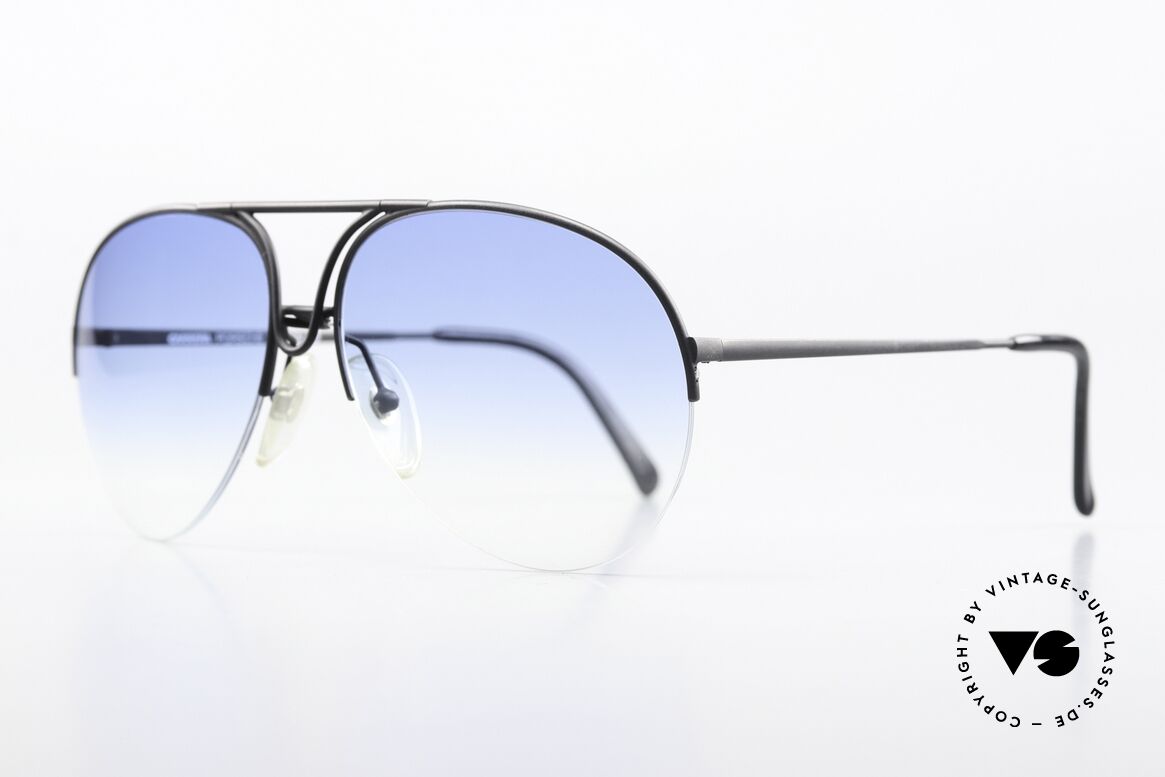 Porsche 5627 Semi Rimless 90's Shades, classic aviator design - MEDIUM size 59/15mm, Made for Men