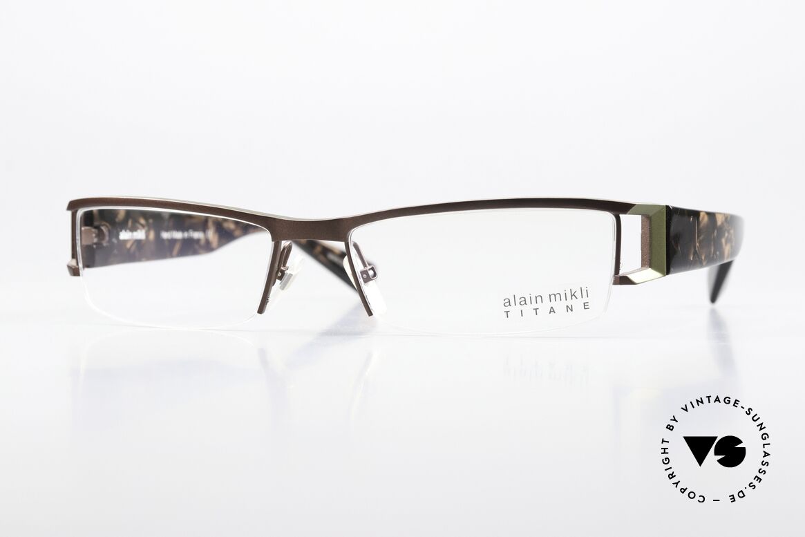 Alain Mikli AL0867 Titanium Designer Eyewear, ALAIN MIKLI AL0867 titanium frame, 58-18, Made for Men