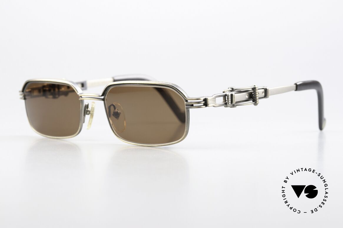 Jean Paul Gaultier 56-0002 Adjustable Frame Belt Buckle, adjustable temple-system looks like a belt buckle, Made for Men