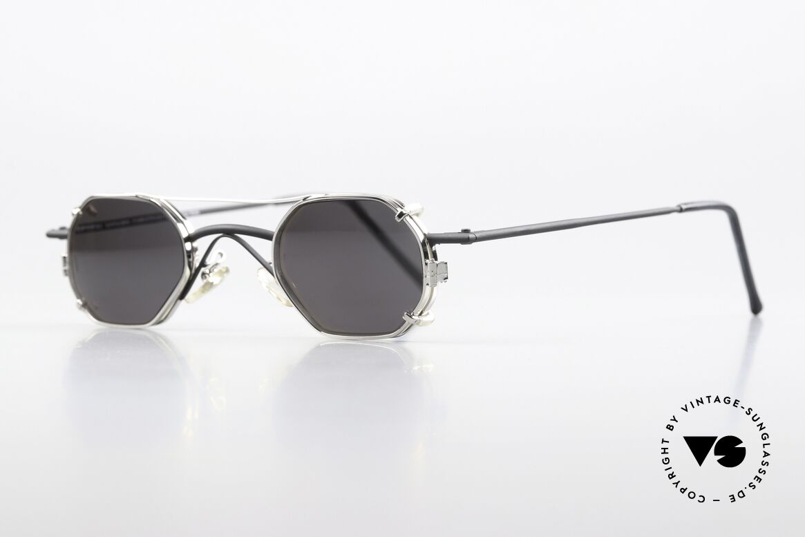 Christian Roth 2401 Small Frame With Clip On, SMALL frame: lens height 29mm & lens width 40mm, Made for Men and Women