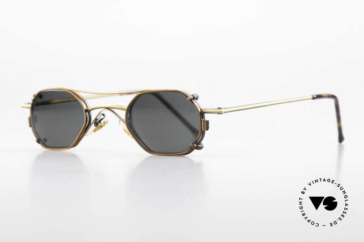 Christian Roth 2401 Small Frame With Sun Clip, SMALL frame: lens height 29mm & lens width 40mm, Made for Men and Women
