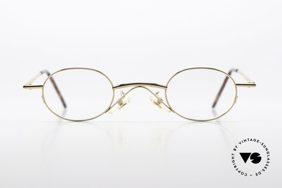 Christian Roth 2400 Gold Plated Frame Clip On, Size: small, Made for Men and Women
