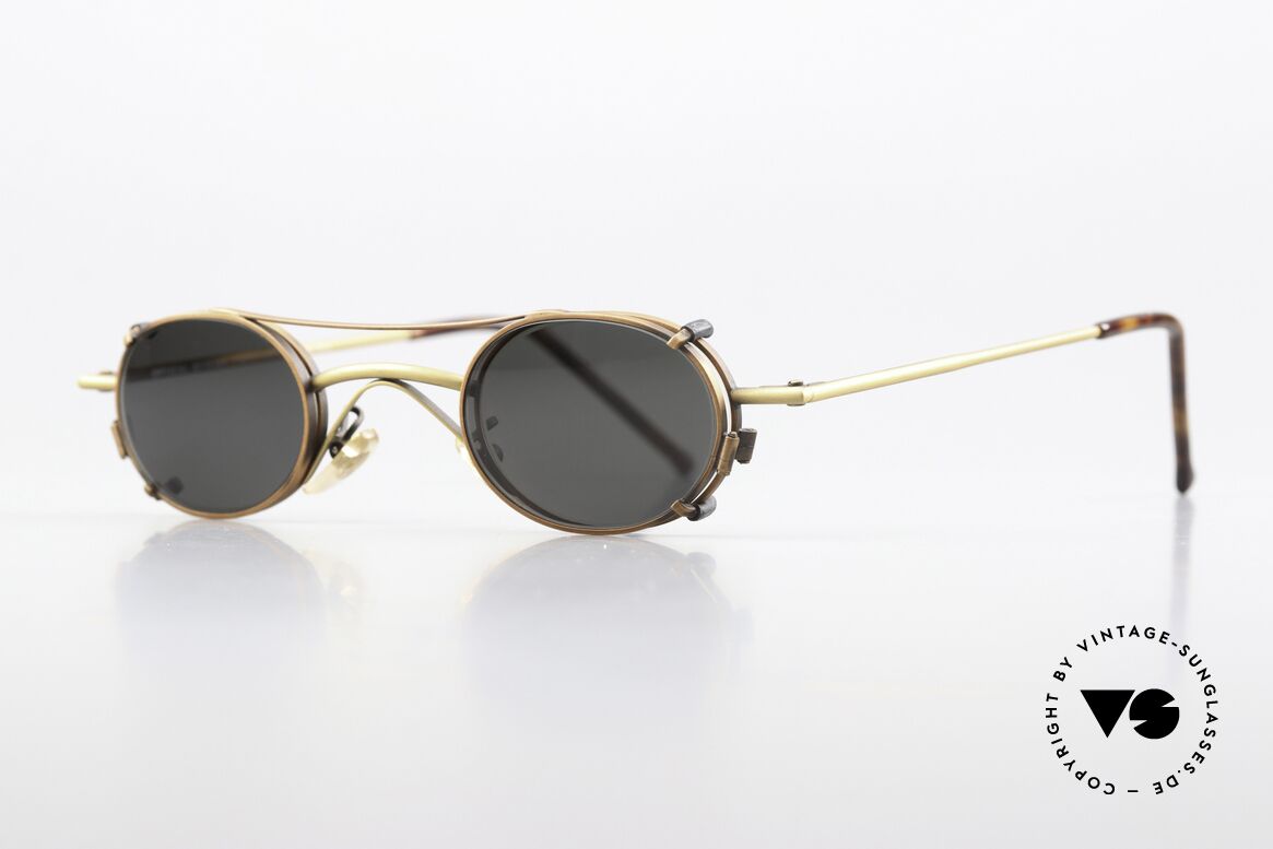 Christian Roth 2400 Oval Clip On Frame 1992, SMALL frame: lens height 27mm & lens width 36mm, Made for Men and Women