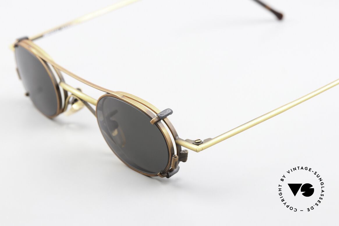 Christian Roth 2400 Oval Clip On Frame 1992, with removeable CLIP-ON (for 100% UV protection), Made for Men and Women