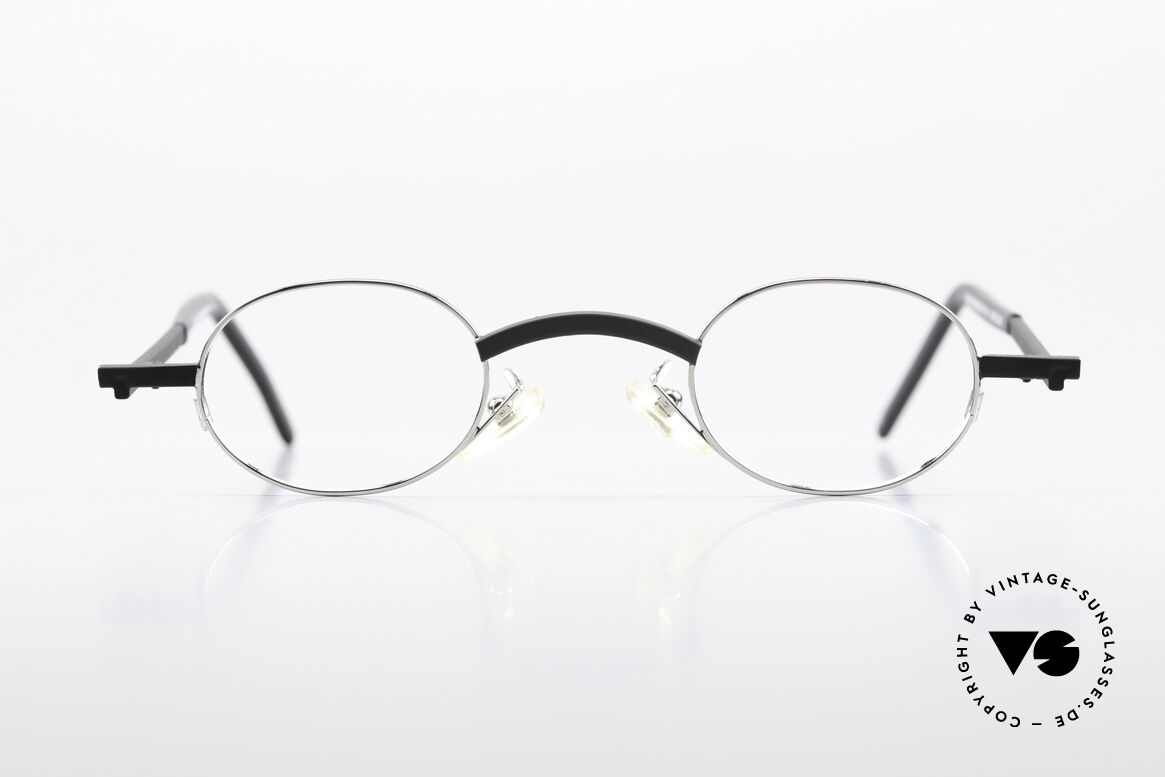 Christian Roth 2505 Oval Frame Black Clip On, Size: small, Made for Men and Women