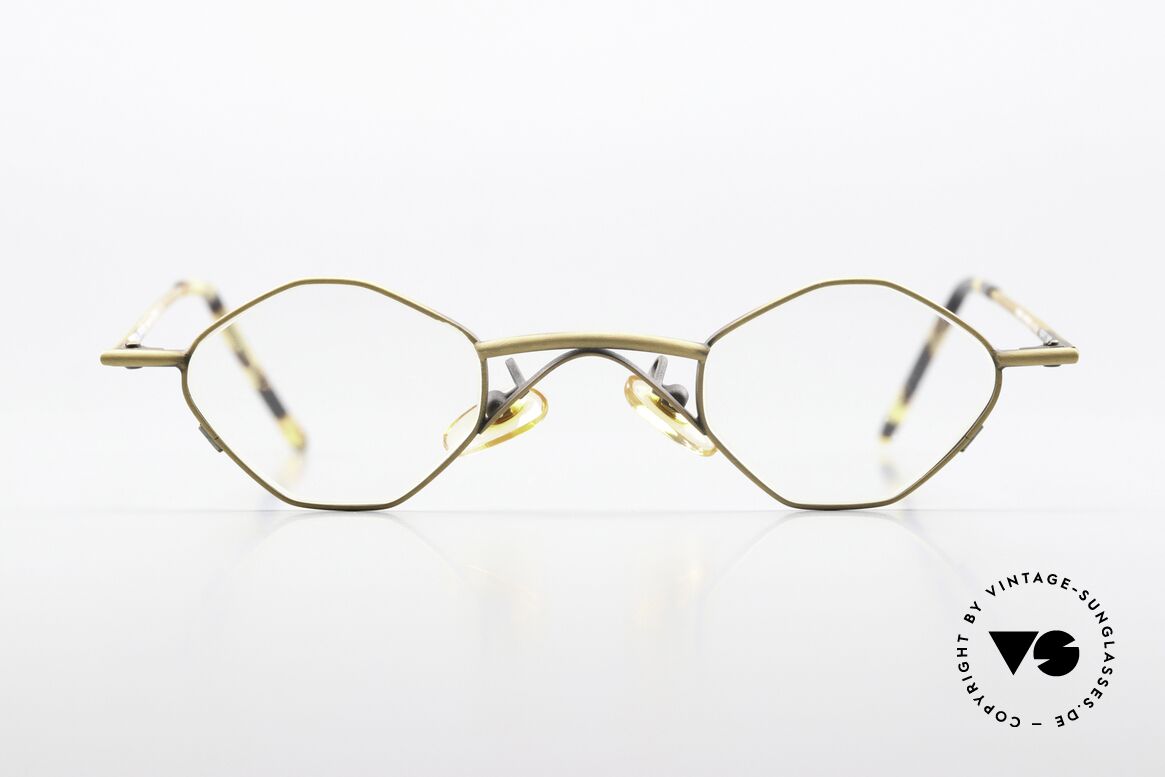 Christian Roth 2402 Octag Frame Antique Gold, Size: small, Made for Men and Women