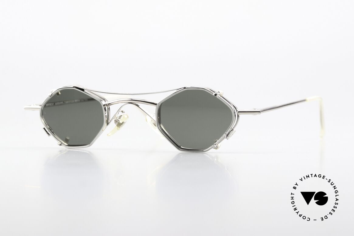 Christian Roth 2402 Octagonal Frame Sun Clip, Christian Roth Optical Affairs New York eyeglasses, Made for Men and Women