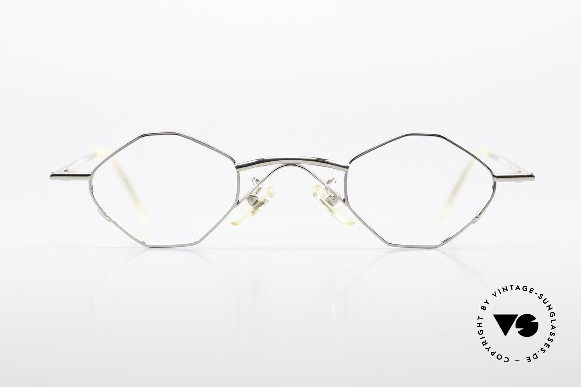 Christian Roth 2402 Octagonal Frame Sun Clip, Size: small, Made for Men and Women