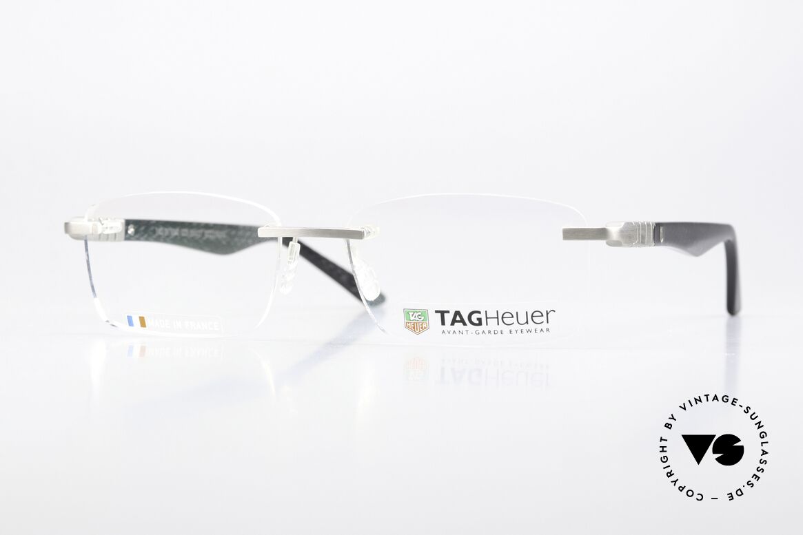 Tag Heuer 9341 Legend Carbon Platinum Eyewear, Tag Heuer eyewear, mod. 9341, col. 005, size 56-17, Made for Men