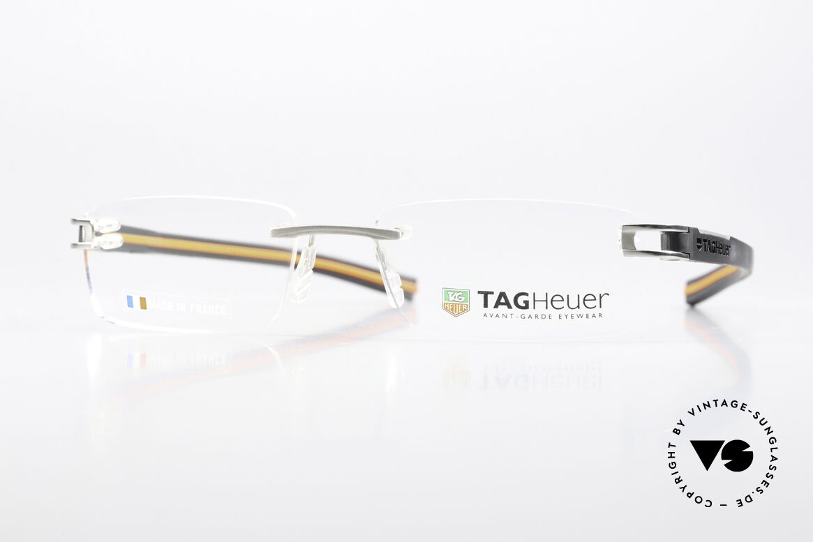 Tag Heuer 7644 Fold Offers The Perfect Hold, Tag Heuer glasses TH 7644, col. 004, size 56-18, Made for Men