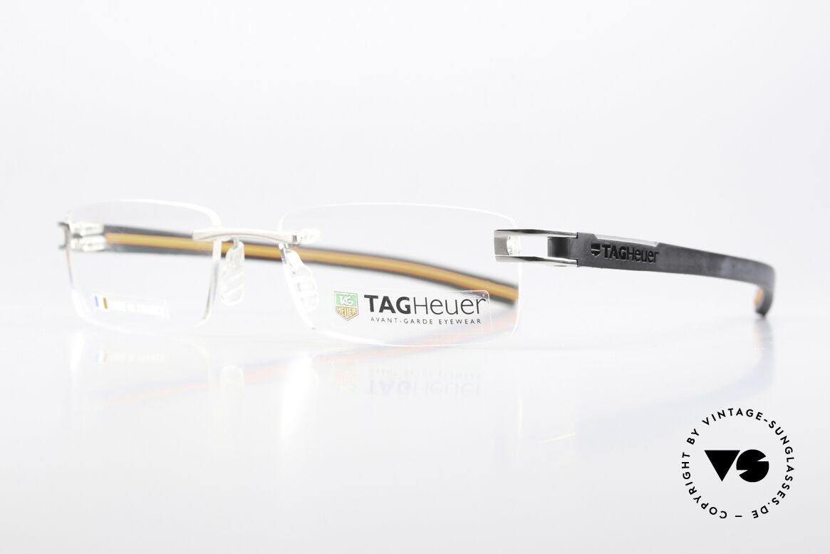 Tag Heuer 7644 Fold Offers The Perfect Hold, lightweight & comfortable stainless steel temples, Made for Men