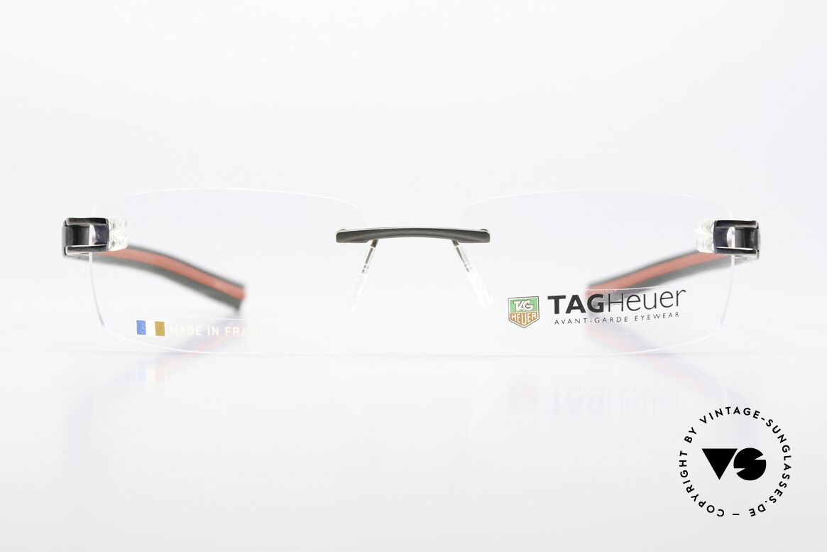 Tag Heuer 7643 Fold Avantgarde Eyewear Rimless, Tag Heuer glasses TH 7643, col. 018, size 54-18, Made for Men