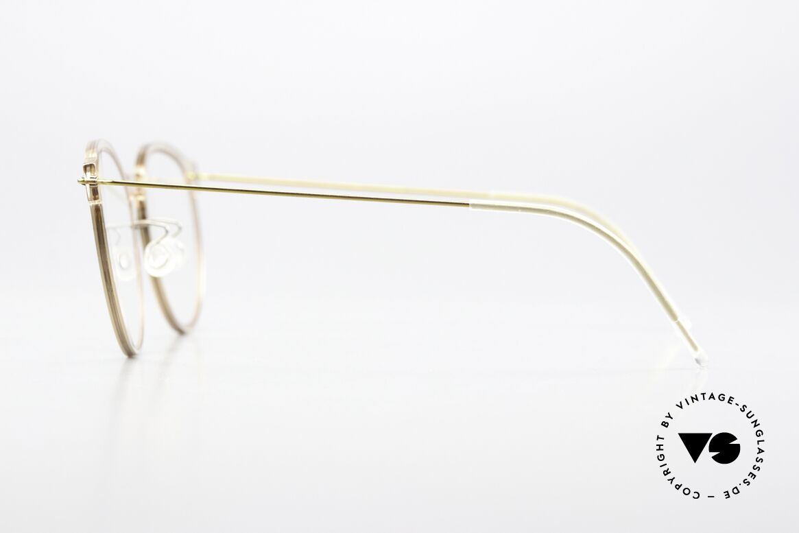 Lindberg 6603 NOW Frame Crystal Clear Gold, can already be described as 'vintage Lindberg' frame, Made for Women