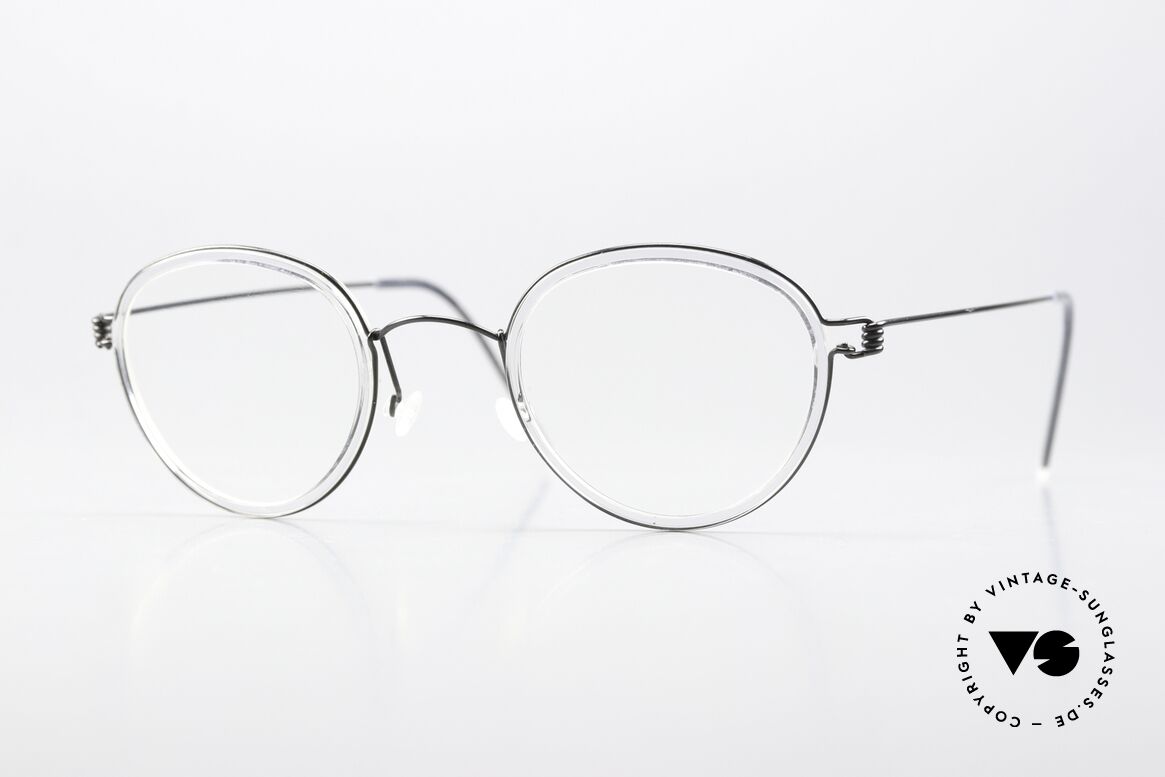 Lindberg Jackie 44 Air Titan Rim Unisex Glasses Panto Style, unisex glasses of the LINDBERG Air Titanium collection, Made for Men and Women
