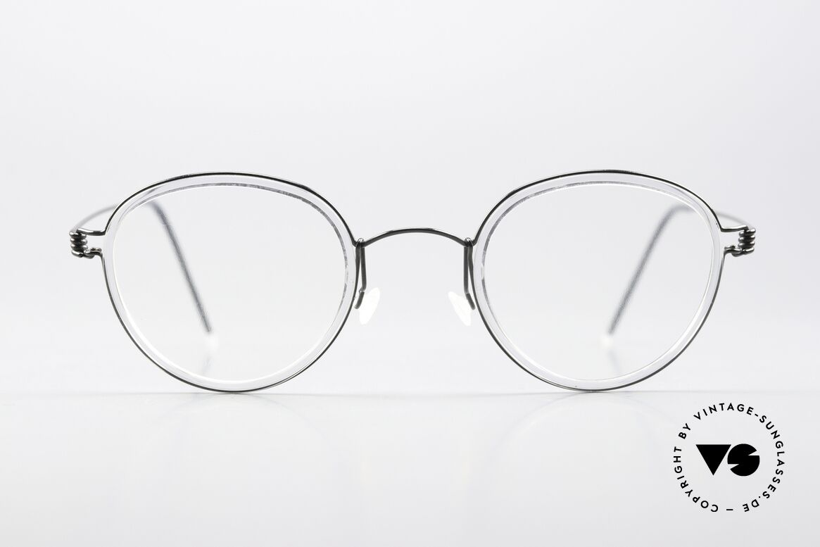 Lindberg Jackie 44 Air Titan Rim Unisex Glasses Panto Style, panto model Jackie, in size 44-24, temple length 145mm, Made for Men and Women