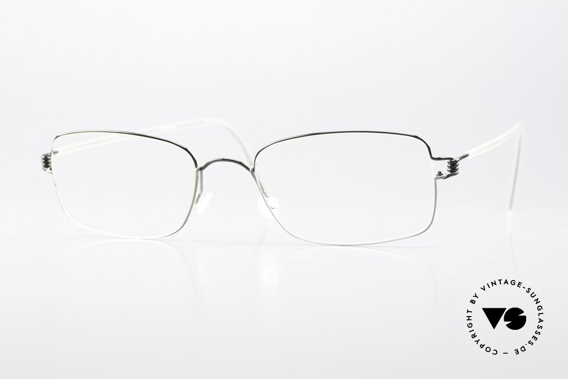 Lindberg Alvis Air Titan Rim Rectangular Men's Frame, LINDBERG Air Titanium Rim eyeglasses in size 51-19, Made for Men